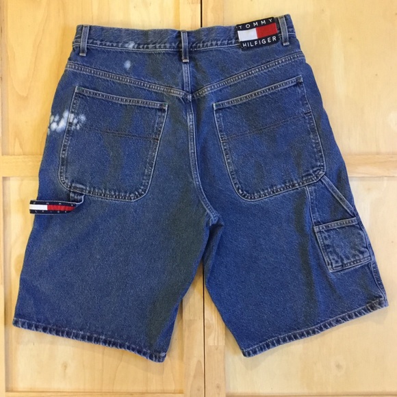 Tommy Hilfiger Other - Vintage Tommy Hilfiger Spell Out Jean Shorts SZ-36